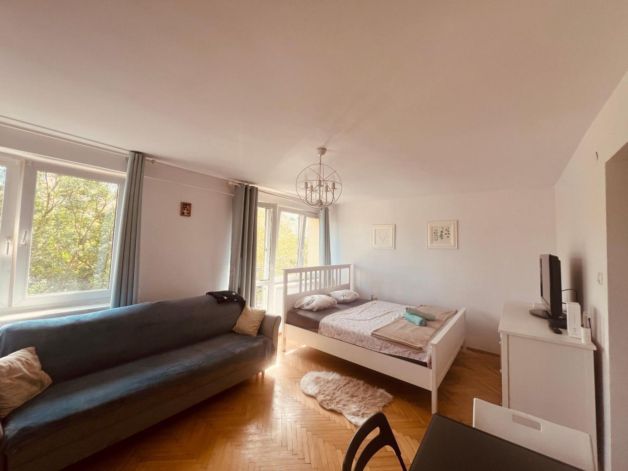 Apartmán Entire Studio In Centrum Varšava Exteriér fotografie